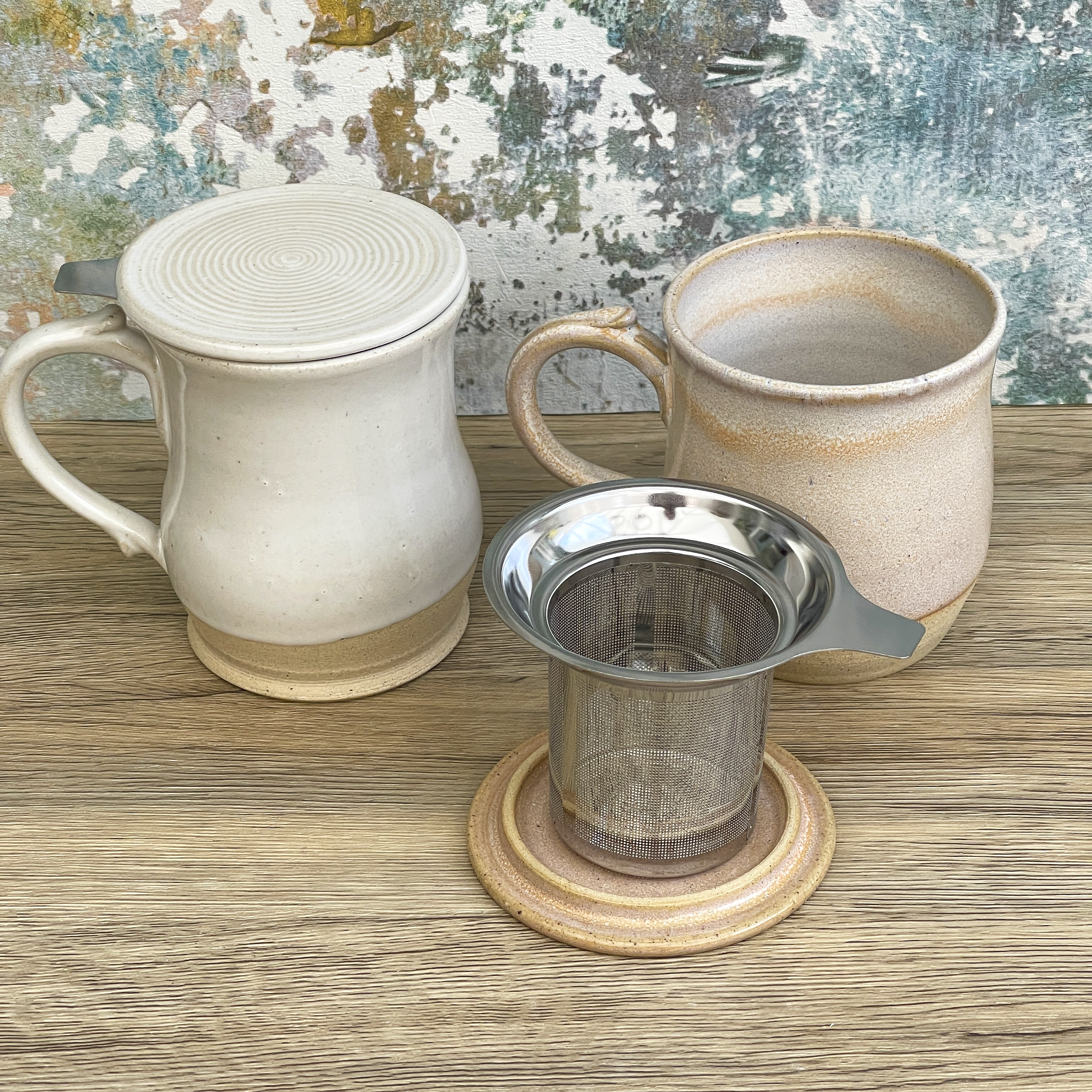 Handmade ceramic mugs